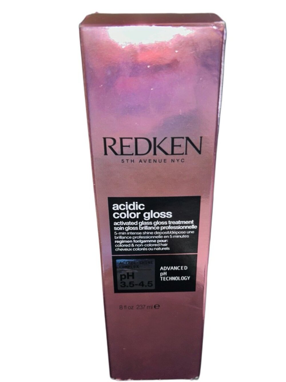New Redkin 5th Avenue Acidic Color Gloss Advanced PH Technology Shampoo